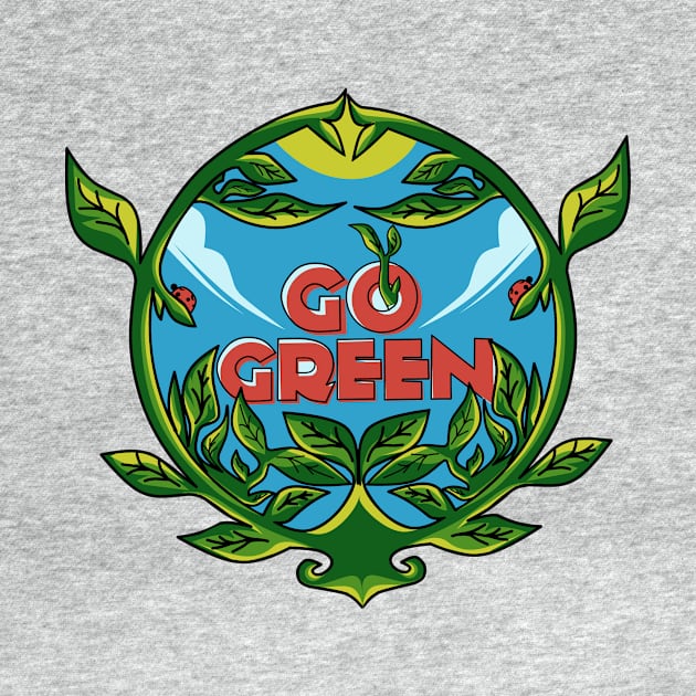 Go Green Ilustration by godansz